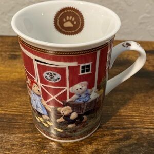BOYDS BEAR COLLECTORS MUGS Family Farm dishwasher/microwave safe fine porcelain